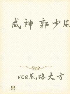 成神 郭少风封面