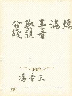 公与丰满熄4在线观看封面