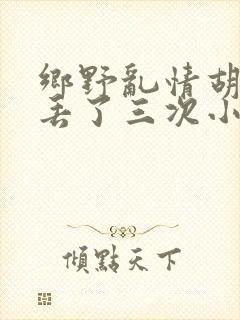乡野乱情胡秀英丢了三次小说封面