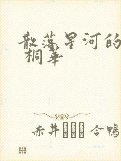 散落星河的记忆 桐华