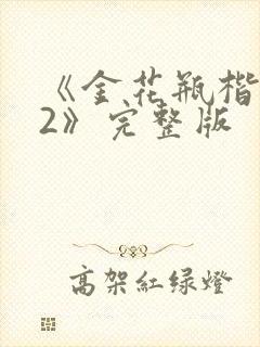 《金花瓶楷梅花2》完整版
