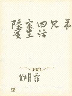 陆家四兄弟的甜蜜生活封面