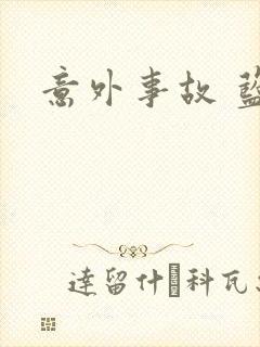 意外事故 蓝淋封面