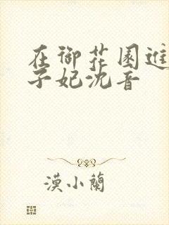 在御花园进入太子妃沈音