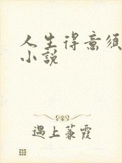 人生得意须纵欢小说