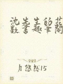 沈先生的花式调数书趣笔阁封面