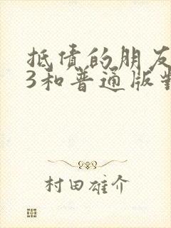 抵债的朋友麦子3和普通版对比