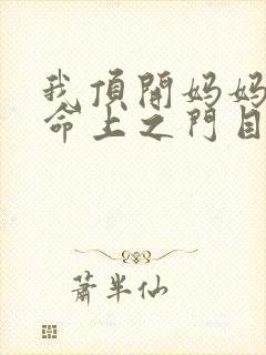 我顶开妈妈的生命上之门目录