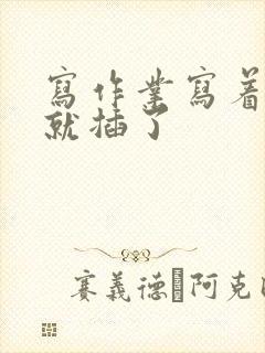 写作业写着写着就插了