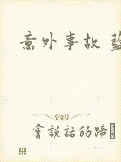 意外事故 蓝淋封面