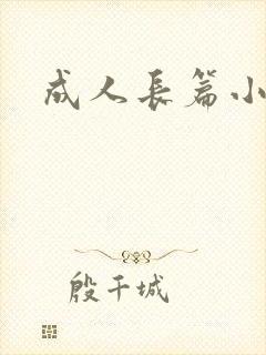 成人长篇小说封面