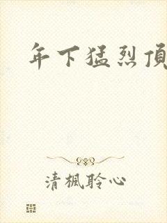 年下猛烈顶弄h封面