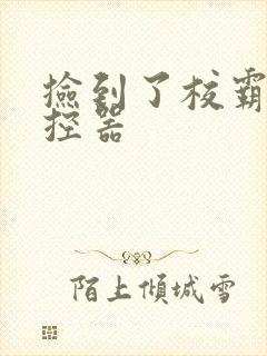 捡到了校霸的遥控器