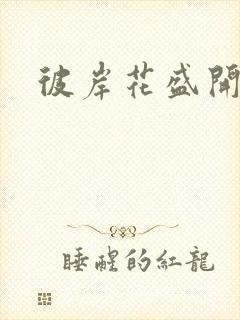 彼岸花盛开之夜封面