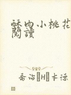 酥肉小桃花全文阅读封面