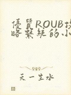 优质ROUB攻略系统的小说最新章节