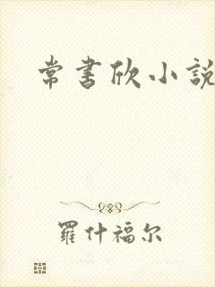 常书欣小说封面