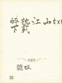 醉枕江山txt下载