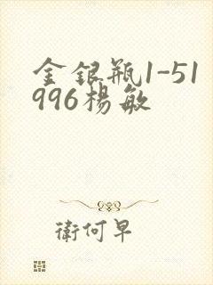金银瓶1-51996杨敏封面