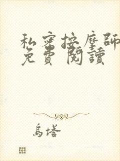 私密按摩师小说免费 阅读封面