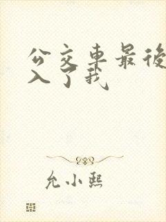 公交车最后一排入了我封面