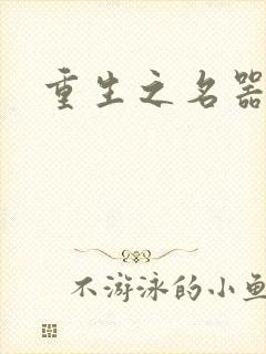 重生之名器娇妾