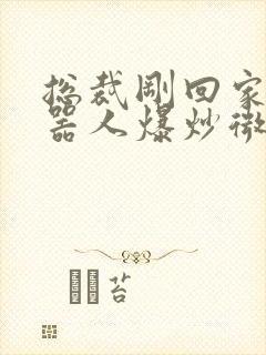 总裁刚回家被机器人爆炒微博