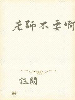 老师不要啊h封面