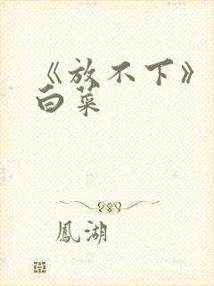 《放不下》半截白菜