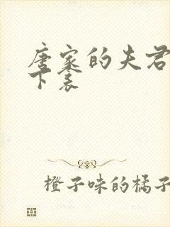 唐家的夫君们帘下衾