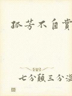 孤芳不自赏小说