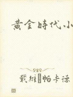 黄金时代小说