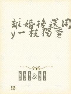 离婚后还同居by一枝独秀