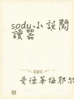 sodu小说阅读器