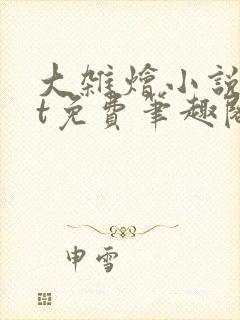 大杂烩小说txt免费笔趣阁封面