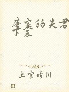 唐家的夫君们帘下衾