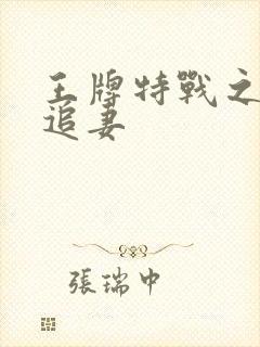 王牌特战之军少追妻