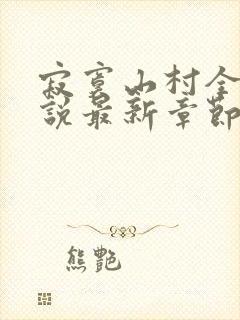 寂寞山村全部小说最新章节封面