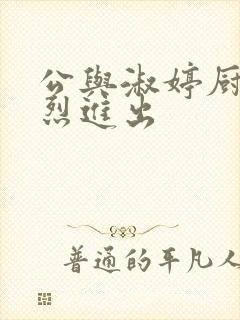 公与淑婷厨房猛烈进出