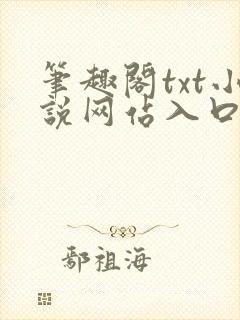 笔趣阁txt小说网站入口