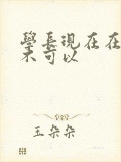 学长现在在上课不可以