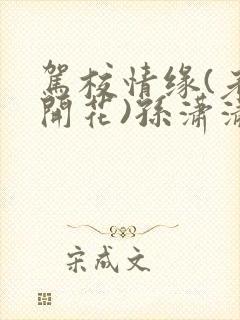 驾校情缘(老树开花)孙潇潇笔趣阁