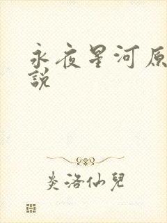 永夜星河原著小说封面