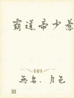 霸道帝少惹不得