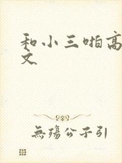 和小三啪高辣h文