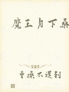魔王月下桑封面