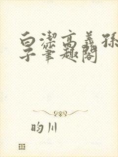 白洁高义孙倩东子笔趣阁封面