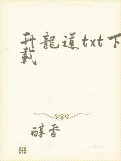 升龙道txt下载