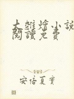 大杂烩小说全集阅读免费