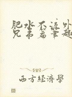 肥水不流外人田兄弟篇笔趣阁小说